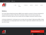 Website van A1 Electronics B.v. 