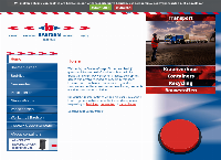 Website van Baetsen Internationaal Transport 