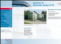 Website van Catena Microelectronics B.v. 