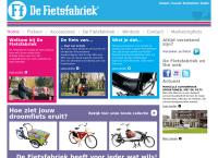Website van De Fietsfabriek 