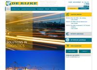 Website van De Rijke Intermodal Services B.v. 