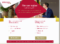 Website van Driessen Services Amsterdam 