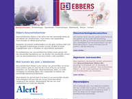 Website van Assurantiekantoor Ebbers B.v. 