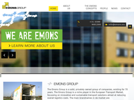 Website van Emons Group Holding B.v. 