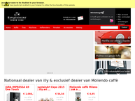 Website van Espressissimo B.v. 