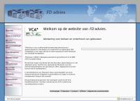 Website van FD Advies Noord-West 