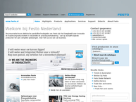 Website van Festo 