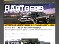 Website van Hartgers Autobedrijf B.v. 