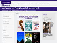 Website van Kniphorst Boekverkopers B.v. 