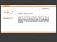 Website van Meritus Groep 