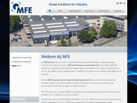 Website van Mfe Walsenservice B.v. 