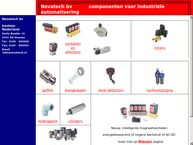 Website van Novatech 
