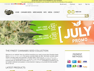 Website van Paradise Seeds 