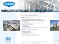Website van Petro Controls Europe 