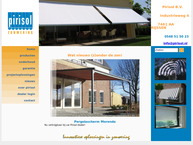 Website van Pirisol BV 