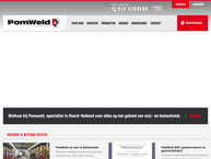 Website van Pomweld Las- & Snijtechniek 
