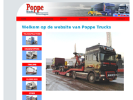 Website van Poppe Trucks Vlissingen 