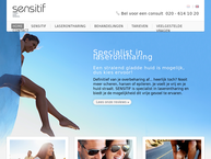 Website van SENSITIF Laser Hair Removal 
