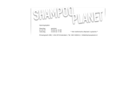 Website van Shampoo Planet 