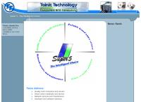 Website van Tainic Technology 