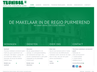 Website van Teunisse Makelaars o.g. B.V. 
