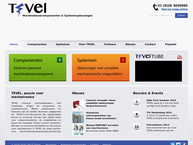 Website van Tevel Techniek B.v. 