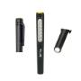 TAB2214 Penled oplaadbaar, slanke compacte mini-inspectielamp, 6 SMD-LEDs, zaklampfunctie, magnetische zakclip, USB-C oplaadpunt.