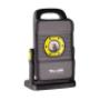 TAB877224 Hybride werklamp 20W COB-LED, 550-2200 Lumen, werkt op 230V met meegeleverde kabel of op accu 14,4/18V van Hikoki, Bosch, Makita, of Panasonic (excl.). Met ophanghaken en zeer sterke magneten.