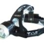 TAB4136 Aluminium hoofdlamp 10W Power-LED, 500 Lumen, oplaadbaar, 3 lichtstanden (100%-50%-SOS), verstelbare hoofdband.
