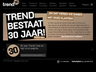 Website van Trend Haarmode Oosterhout B.v. 