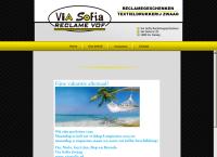 Website van Via Sofia Reclame 