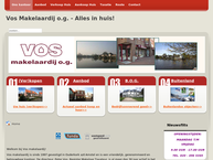 Website van Vos Makelaardij o.g. 