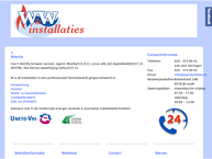 Website van W. & W. Installaties V.o.f. 