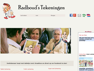 Website van Radboud Wanders, Sneltekenaar, Karikaturist 