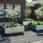 RVS bloembakken met sprong