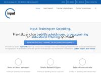 Website van Input Support B.V. 
