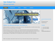 Website van Afbouwmaterialen Van Eekert B.v. 