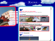 Website van Xntric Events 