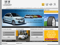 Website van Autobedrijf J. Janssen Venlo B.v. 