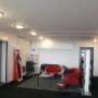 Receptie werkplaats/magazijn.