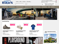 Website van Baan Staal 
