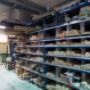 Stelling met vuren hout