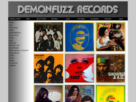 Website van Demonfuzz Records 