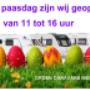 2e Paasdag geopend