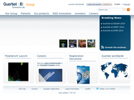 Website van Guerbet Nederland 