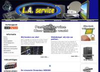 Website van L.a. Service 