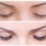 Silk wimperverlenging voor en na