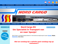 Website van Nord Cargo Logistics B.V. 