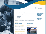 Website van Padmos Holding B.V. 