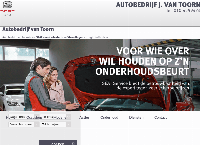 Website van Autobedrijf J. van Toorn BV 